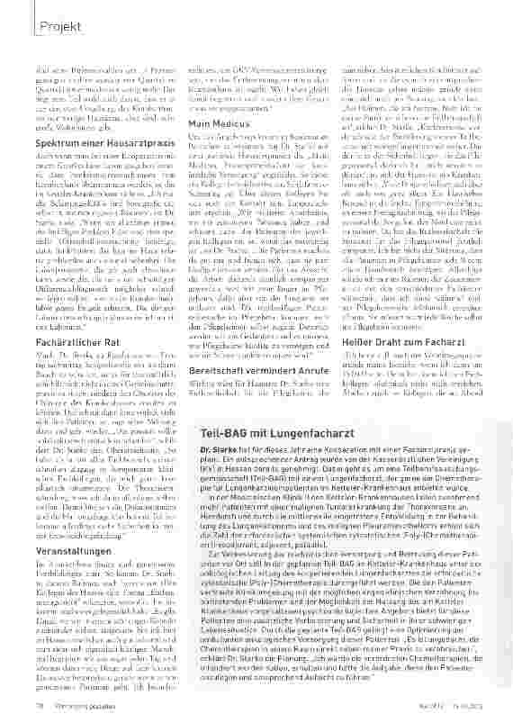 Vorschauseite 3: Ideale Kombination für die Patientenversorgung