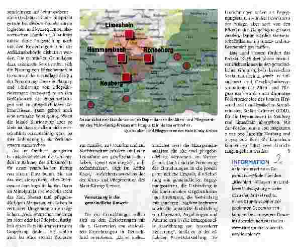 Vorschauseite 2: Dependance-Modell in HessenKleinstheime für jede Gemeinde