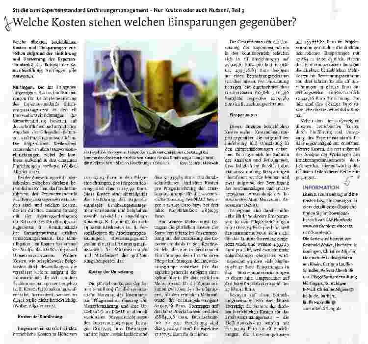 Vorschauseite 1: Welche Kosten stehen welchen Einsparungen gegenüber?