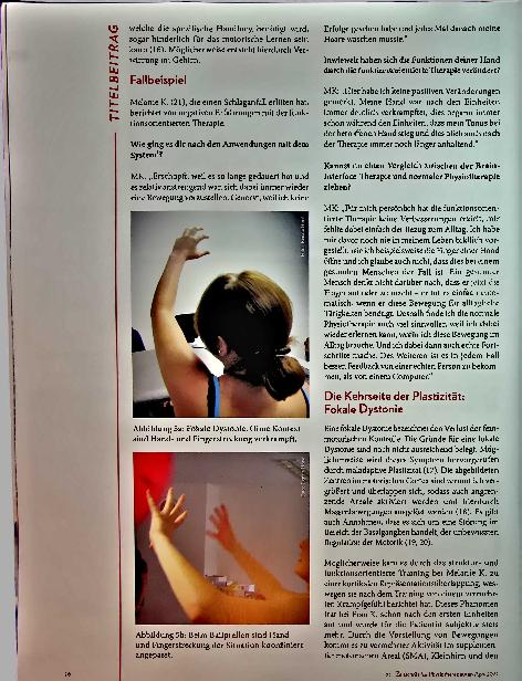 Vorschauseite 5: Gedachte Bewegung - Brain-Computer-Therapie und Physiotherapie in der Schlaganfallrehabilitation