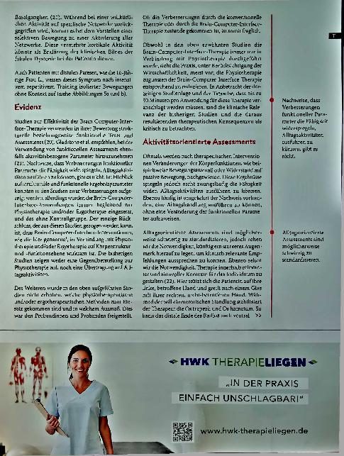 Vorschauseite 6: Gedachte Bewegung - Brain-Computer-Therapie und Physiotherapie in der Schlaganfallrehabilitation