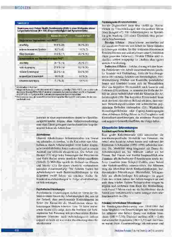 Vorschauseite 4: Gesundheitliche Situation von langzeitarbeitslosen Menschen