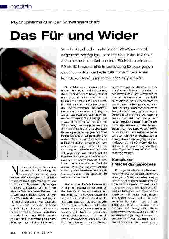 Vorschauseite 1: Das Für und Wider