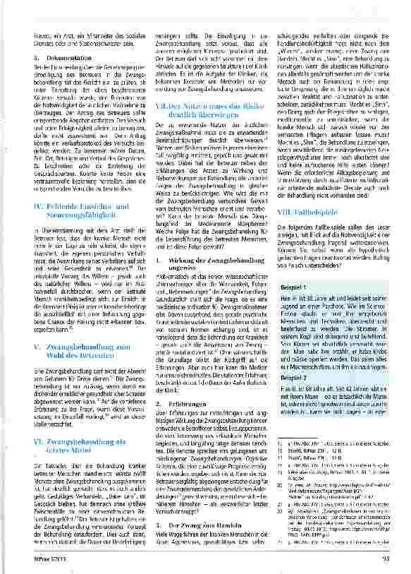Vorschauseite 3: Die Einwilligung des Betreuers in die Zwangsbehandlung