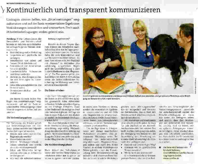 Vorschauseite 1: MITARBEITERBEFRAGUNG, TEIL 2 Kontinuierlich und transparent kommunizieren