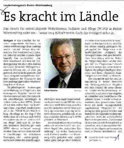 Vorschauseite 1: Es kracht im Ländle