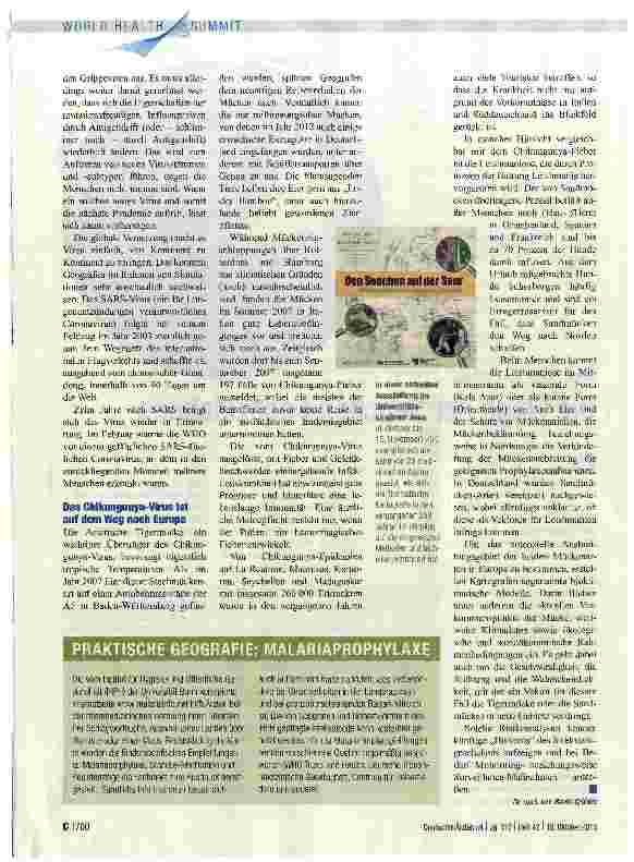 Vorschauseite 2: Die Wege der Seuchen nachzeichnen