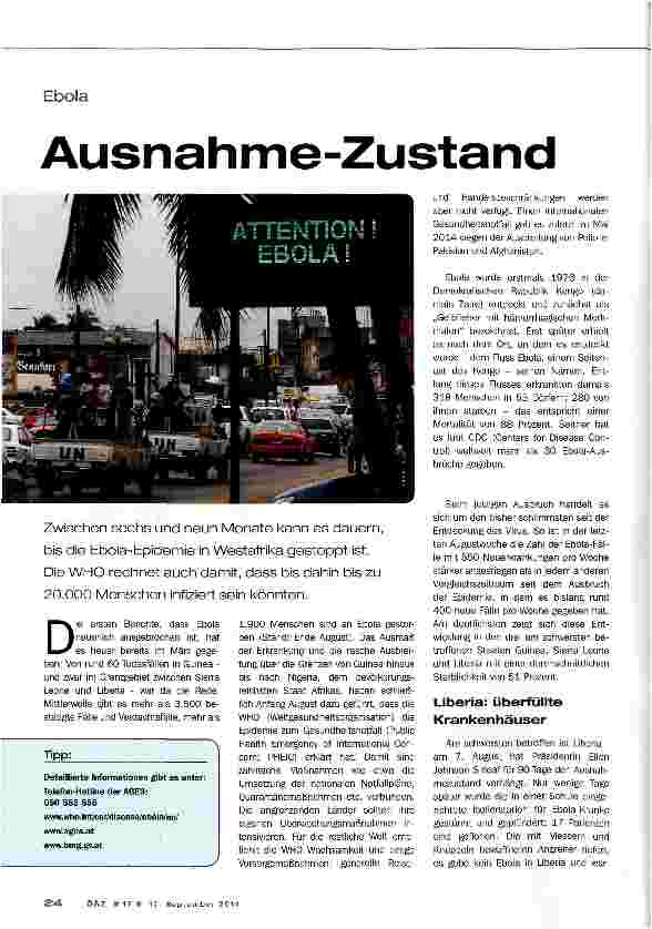 Vorschauseite 1: Ausnahme-Zustand