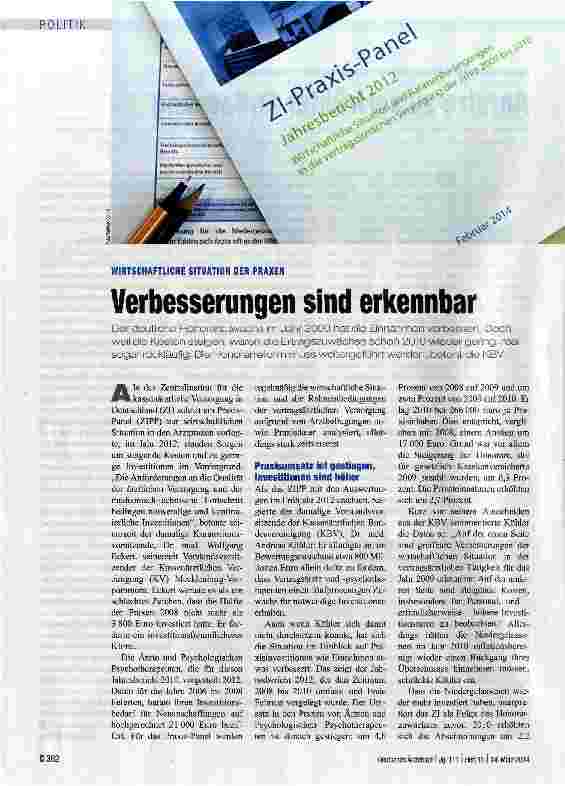 Vorschauseite 1: Verbesserungen sind erkennbar