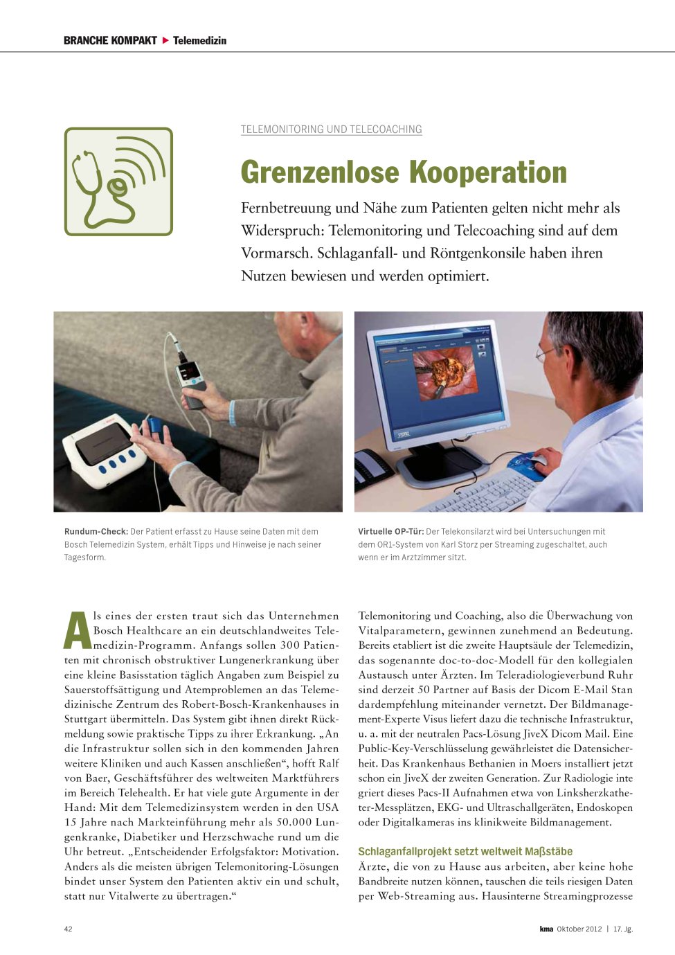 Vorschauseite 1: Grenzenlose Kooperation
