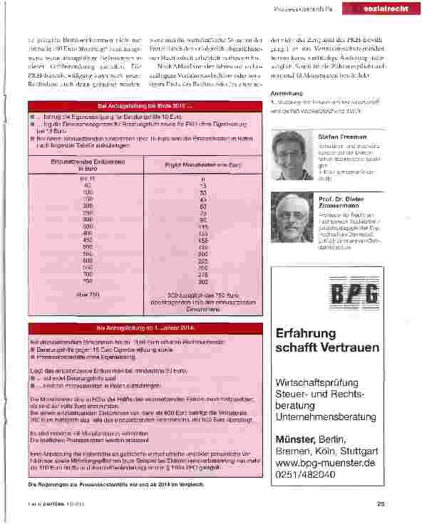 Vorschauseite 3: Seit 2014: Mehr Eigenbeteiligungfür Ratsuchende