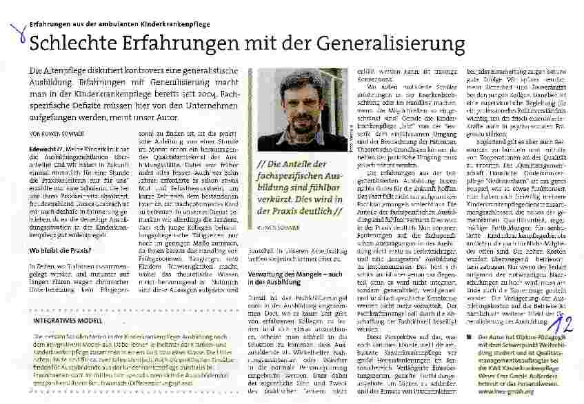 Vorschauseite 1: Schlechte Erfahrungen mit der Generalisierung