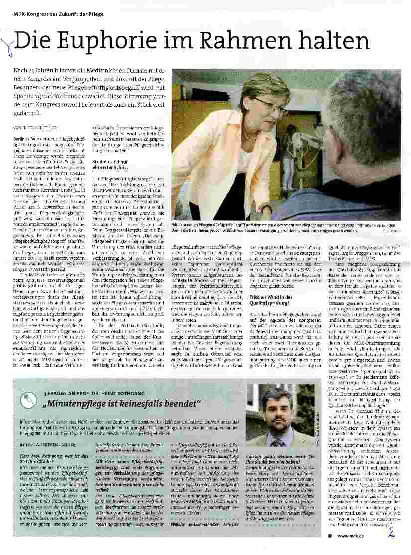 Vorschauseite 1: Die Euphorie im Rahmen halten