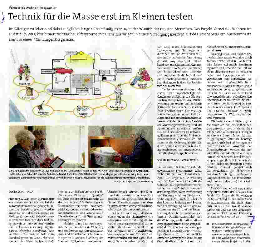 Vorschauseite 1: Technik für die Masse erst im Kleinen testen