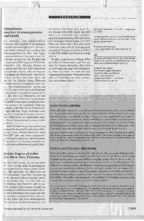 Vorschauseite 3: Organtransplantation bei HIV-Infektion