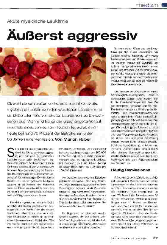 Vorschauseite 1: Äußerst aggressiv
