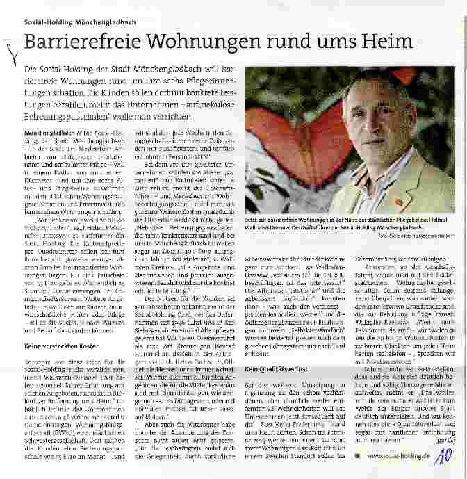 Vorschauseite 1: Barrierefreie Wohnungen rund ums Heim
