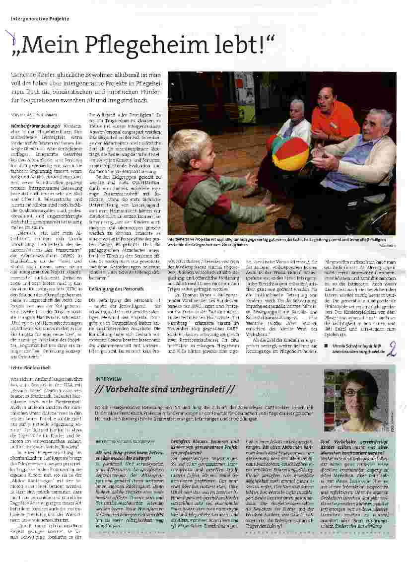 Vorschauseite 1: Mein Pflegeheim lebt