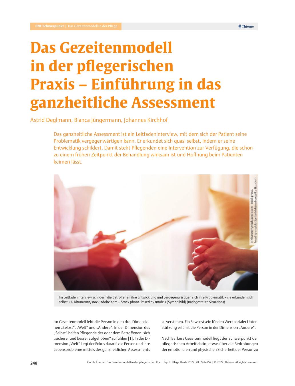 Vorschauseite 1: Das Gezeitenmodell in der pflegerischen Praxis – Einführung in das ganzheitliche Assessment