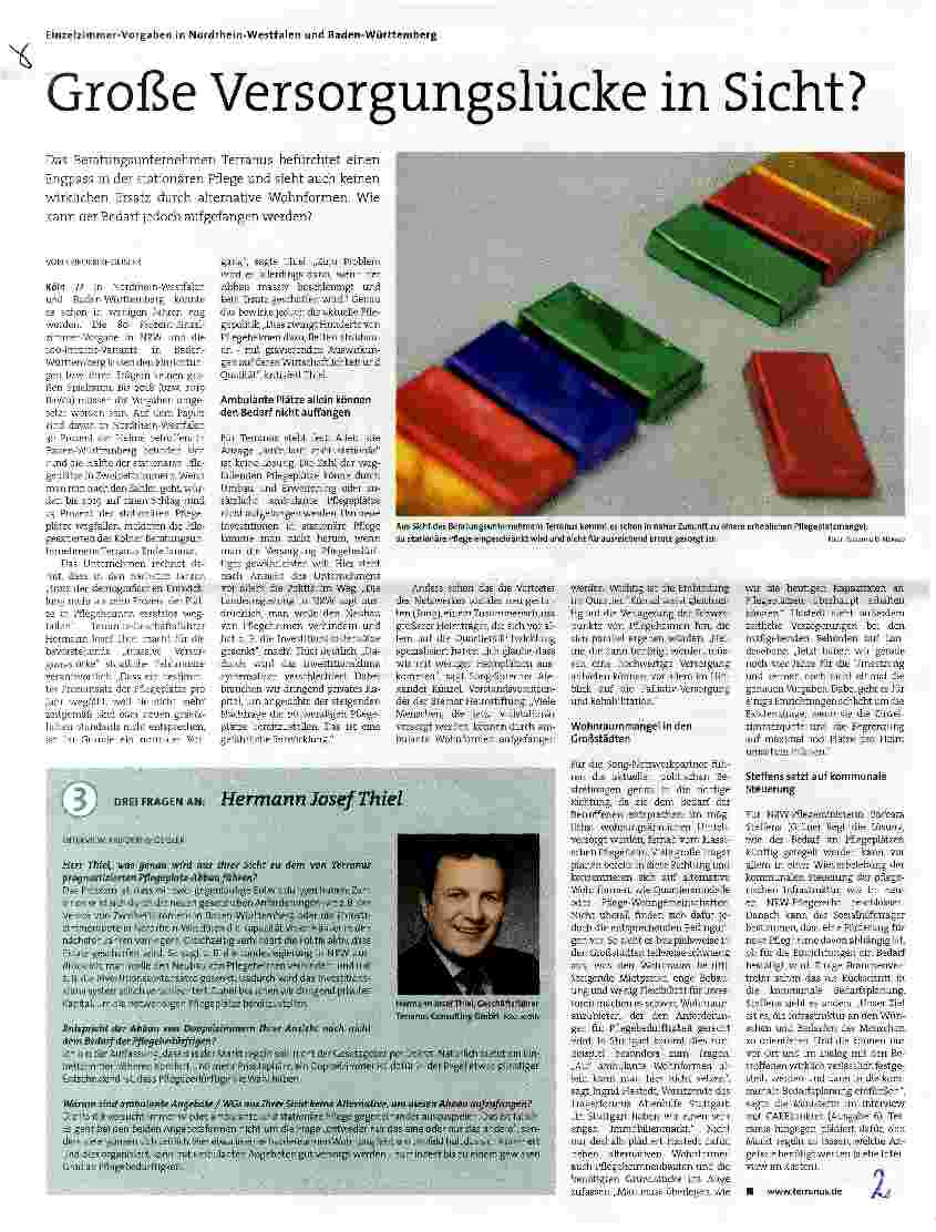Vorschauseite 1: Große Versorgungslücke in Sicht?