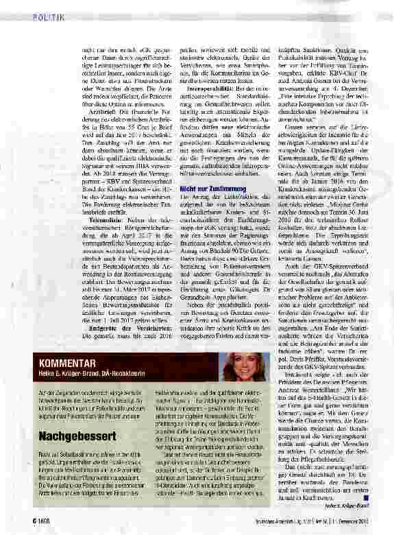 Vorschauseite 2: Wichtige Etappe erreicht