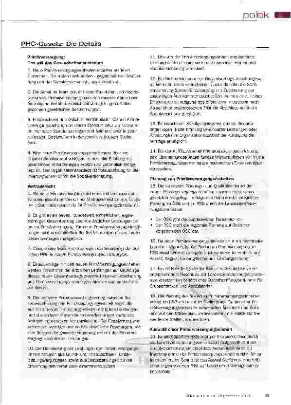 Vorschauseite 2: Ein Gesetz ist in Arbeit