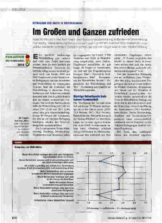 Vorschauseite 1: Im Großen und Ganzen zufrieden