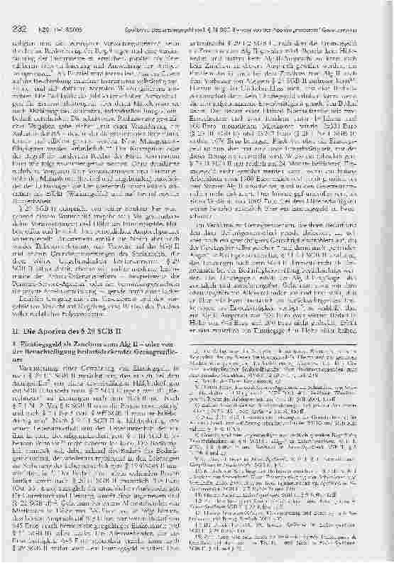 Vorschauseite 2: Das Einstiegsgeld nach § 29 SGB II - oder von den Aporien moderner Gesetzgebung