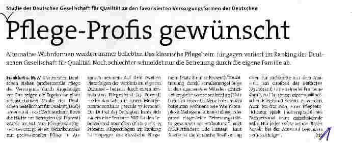 Vorschauseite 1: Pflege-Profis gewünscht
