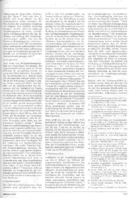 Vorschauseite 3: Zur Verfassungsmäßigkeit der Vergütung von Berufsbetreuernnach dem 2. Betreuungsrechtsänderungsgesetz (BtÄndG)