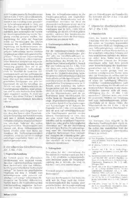 Vorschauseite 5: Zur Verfassungsmäßigkeit der Vergütung von Berufsbetreuernnach dem 2. Betreuungsrechtsänderungsgesetz (BtÄndG)