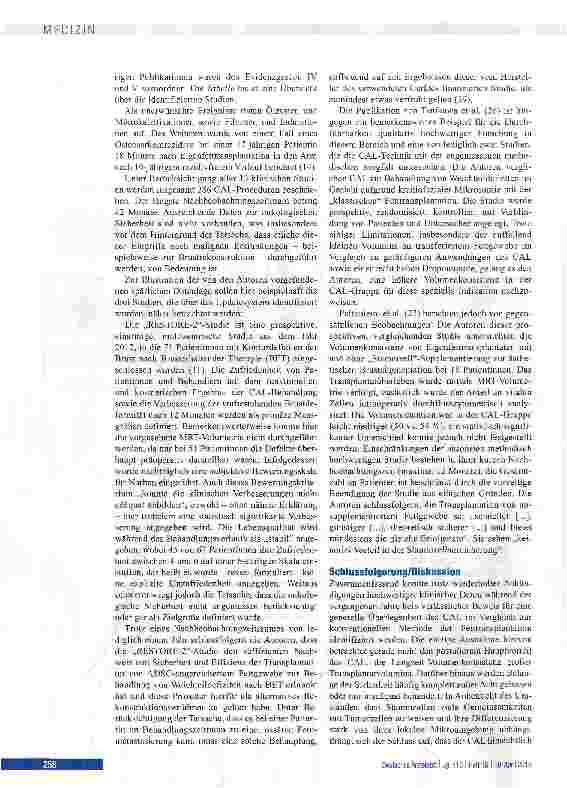 Vorschauseite 4: Zeilassistierte Eigenfetttransplantation