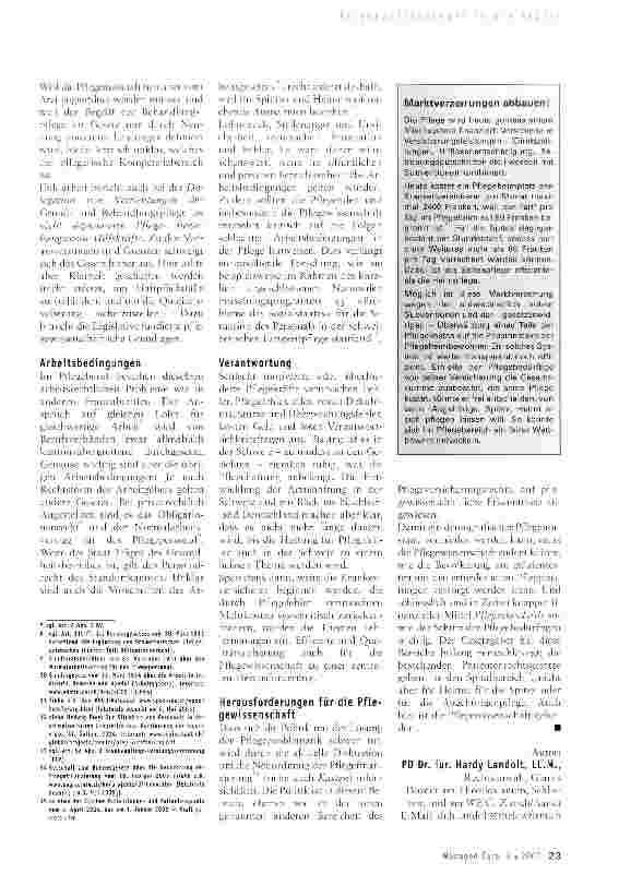 Vorschauseite 2: Rechtliche Herausforderung an die Pflegewissenschaften
