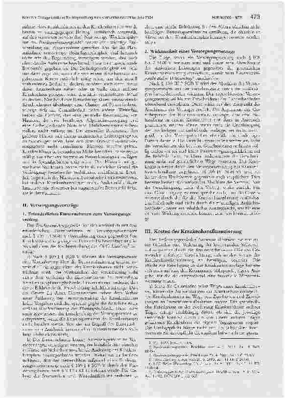 Vorschauseite 2: Obergerichtliche Rechtsprechung zum Krankenhausrecht im Jahr 2004
