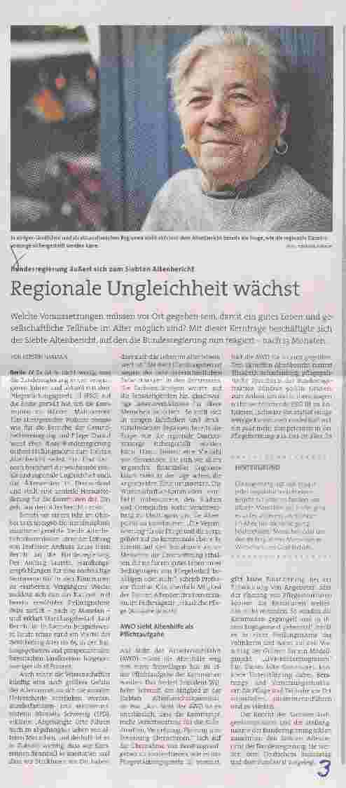 Vorschauseite 1: Regionale Ungleichheit wächst