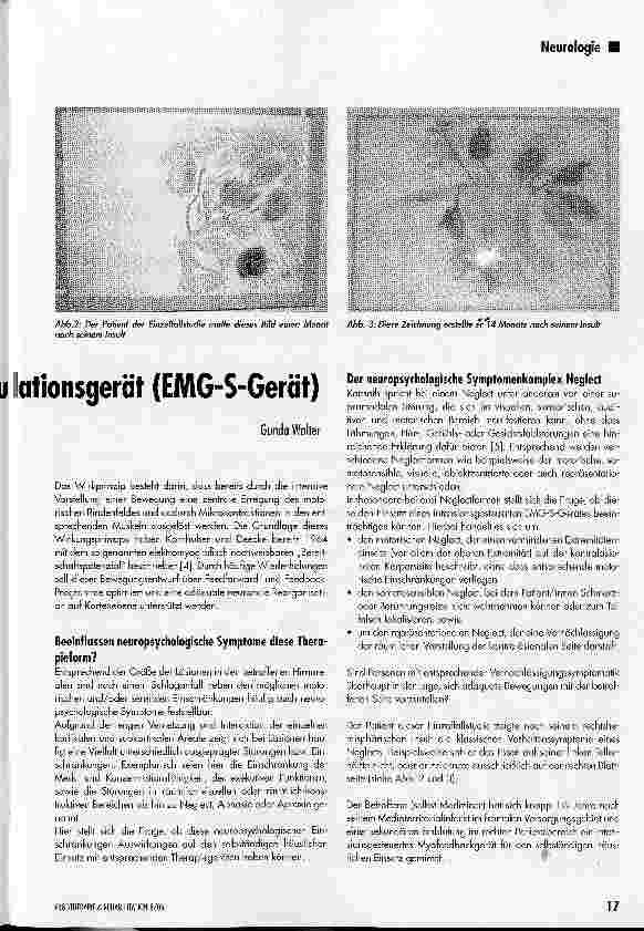 Vorschauseite 2: Einzelfallstudie: Elektromyografisch getriggertes Stimulationsgerät in der selbständigen häuslichen Anwendung