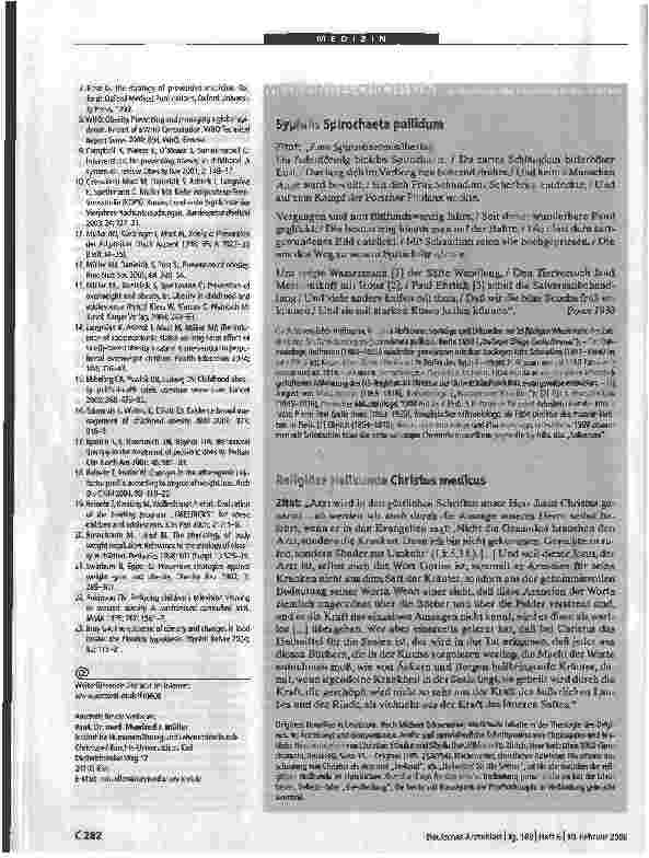 Vorschauseite 6: Prävention und Therapie von Übergewicht im Kindesund Jugendalter