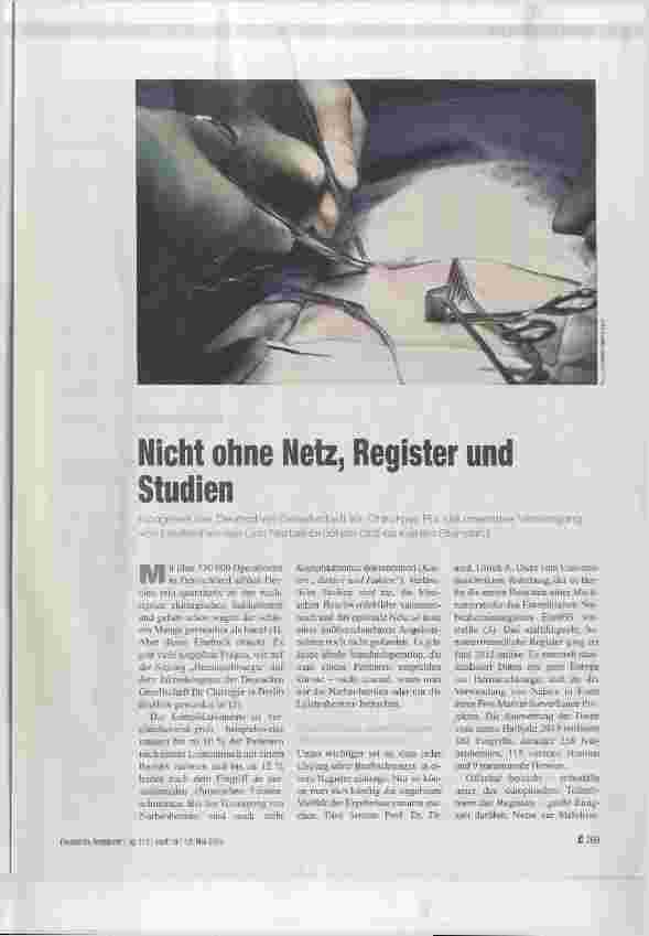 Vorschauseite 1: Nicht ohne Netz, Register und Studien