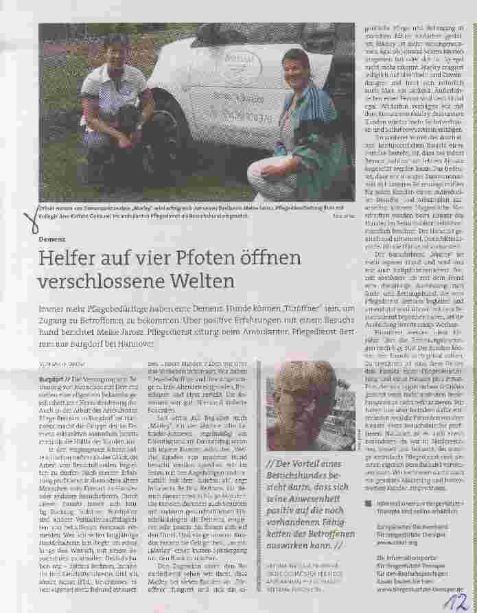 Vorschauseite 1: Helfer auf vier Pfoten öffnen verschlossene Welten