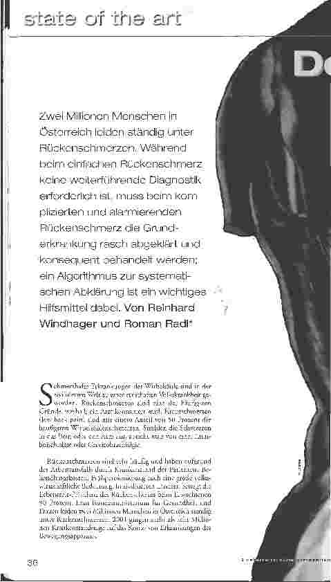 Vorschauseite 1: Der Rückenschmerz