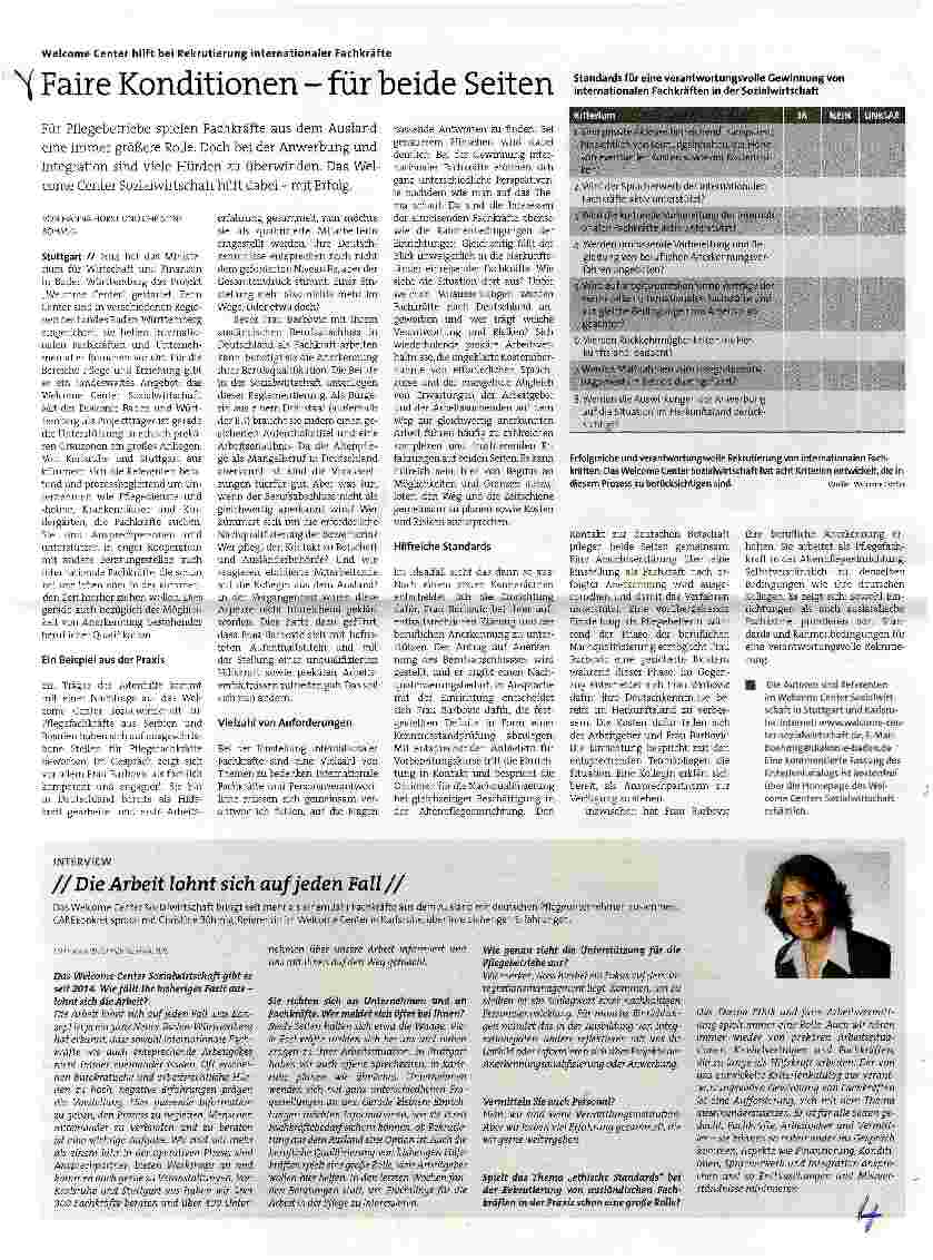 Vorschauseite 1: Faire Konditionen - für beide Seiten