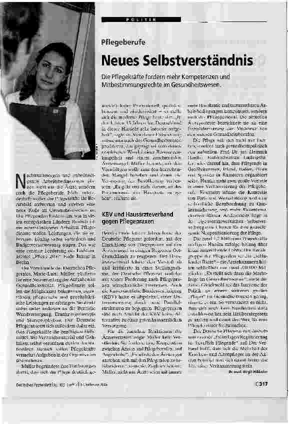 Vorschauseite 1: Neues Selbstverständnis