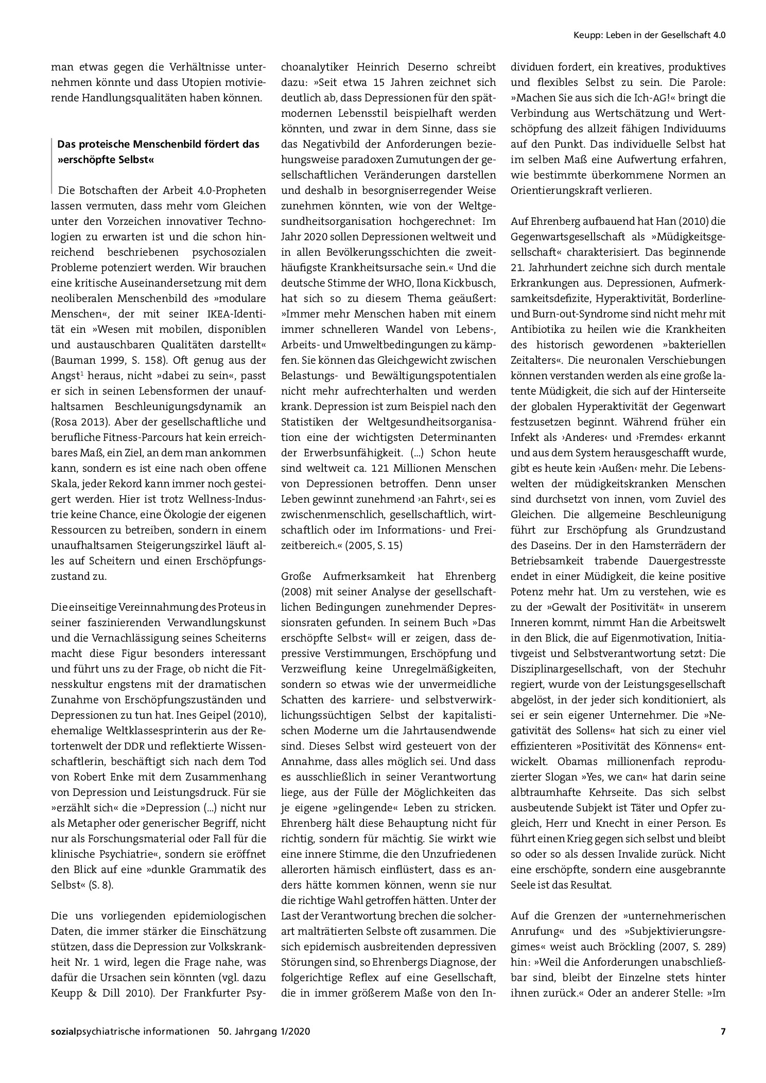 Vorschauseite 4: Leben in der Gesellschaft 4.0: Beschleunigung ohne Ende – Erschöpfung ohne Ende?