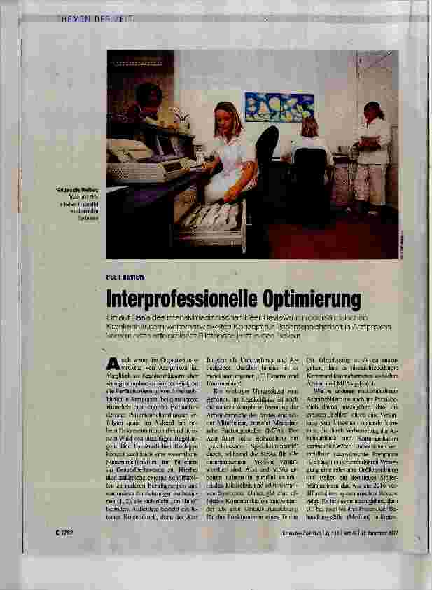 Vorschauseite 1: Interprofessionelle Optimierung