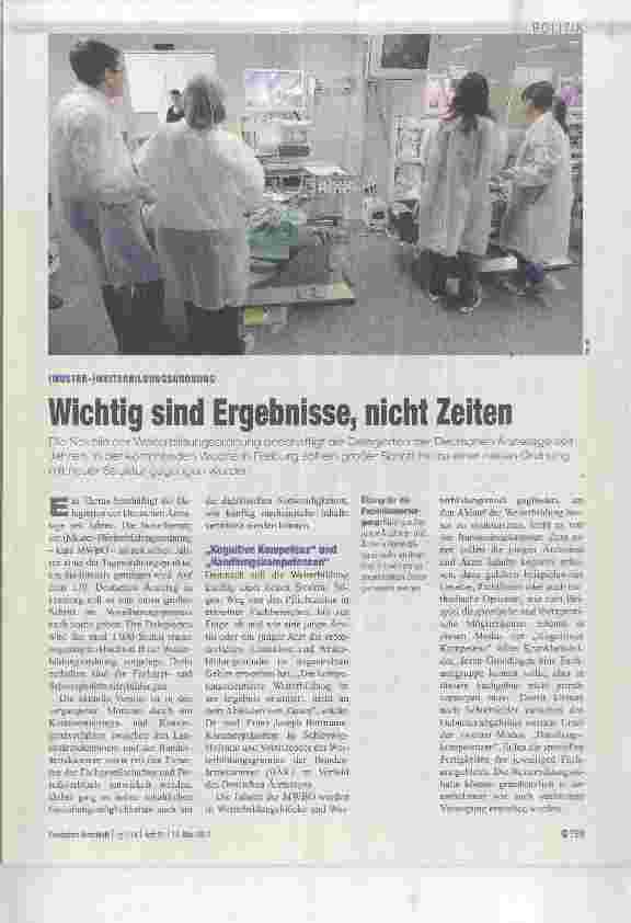 Vorschauseite 1: Wichtig sind Ergebnisse, nicht Zeiten