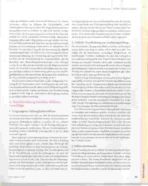 Vorschauseite 2: Stellungnahme zur Dublin-IV-Verordnung