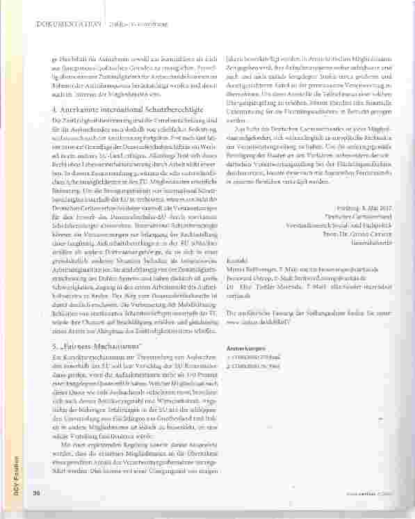 Vorschauseite 3: Stellungnahme zur Dublin-IV-Verordnung