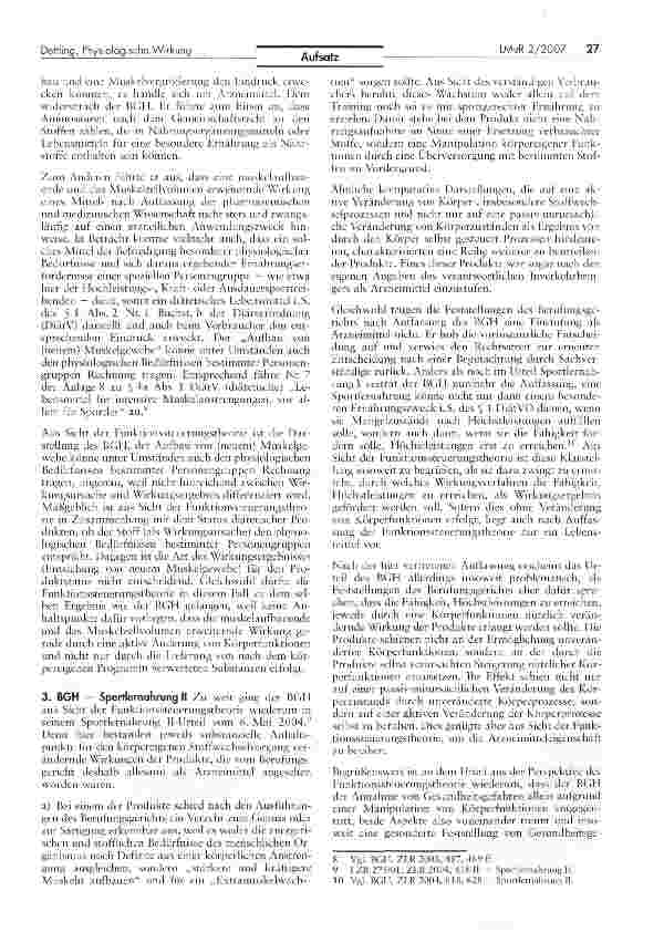 Vorschauseite 3: Physiologische, pharmakologische und toxikologische Wirkung