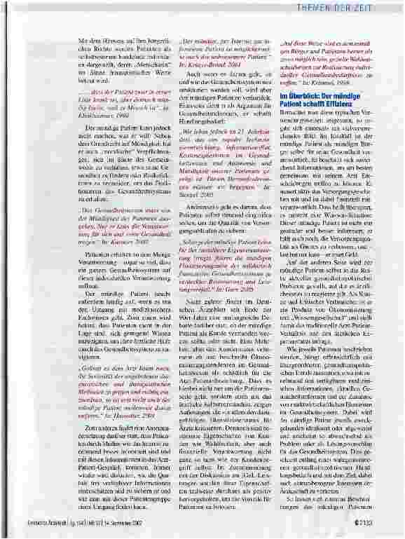Vorschauseite 2: Eigenverantwortlich, informiert, anspruchsvoll