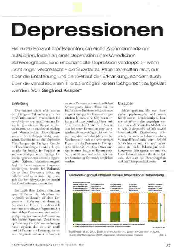 Vorschauseite 2: Depressionen
